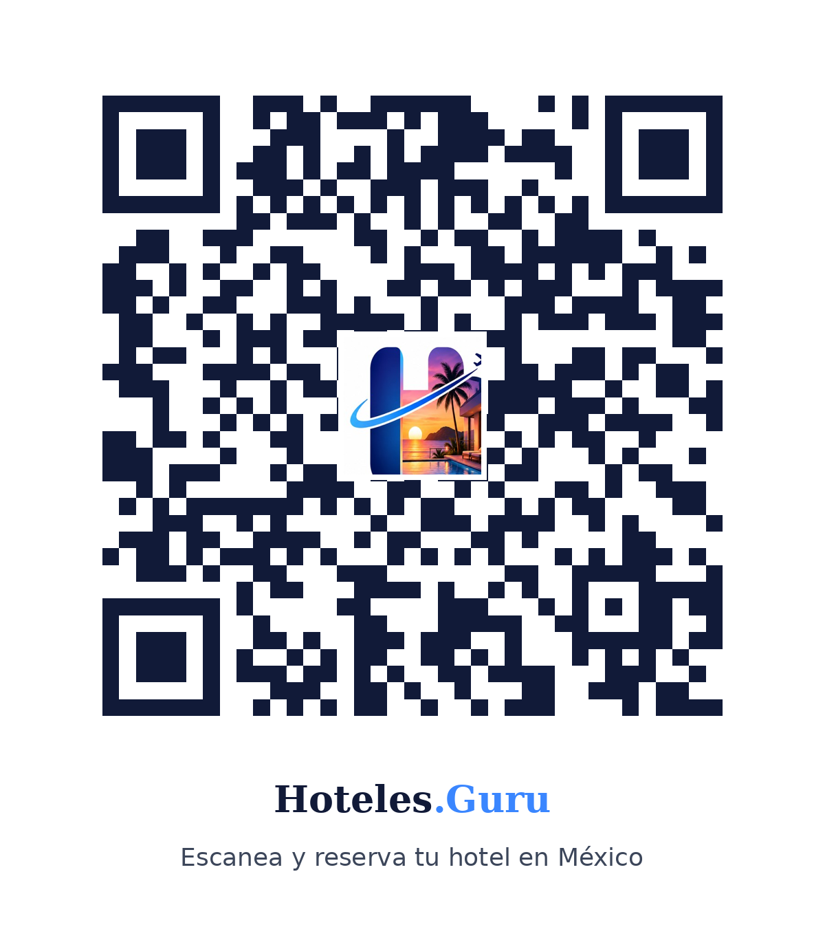 Código QR para abrir Hoteles.Guru
